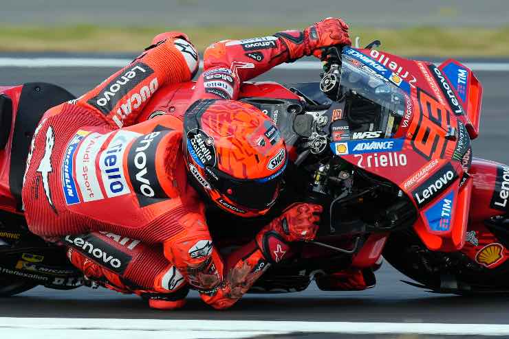 Marc Marquez poco feeling all'anteriore