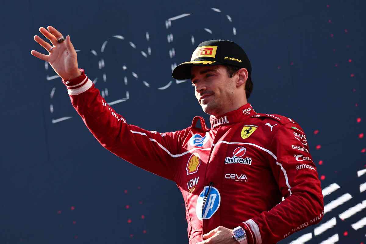 Leclerc sul podio in Austria