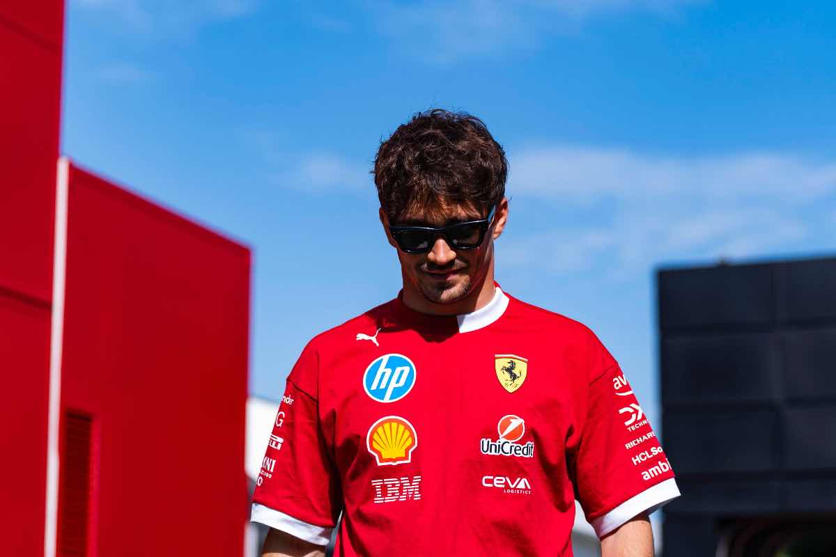 Leclerc fulmine a ciel sereno in Ferrari
