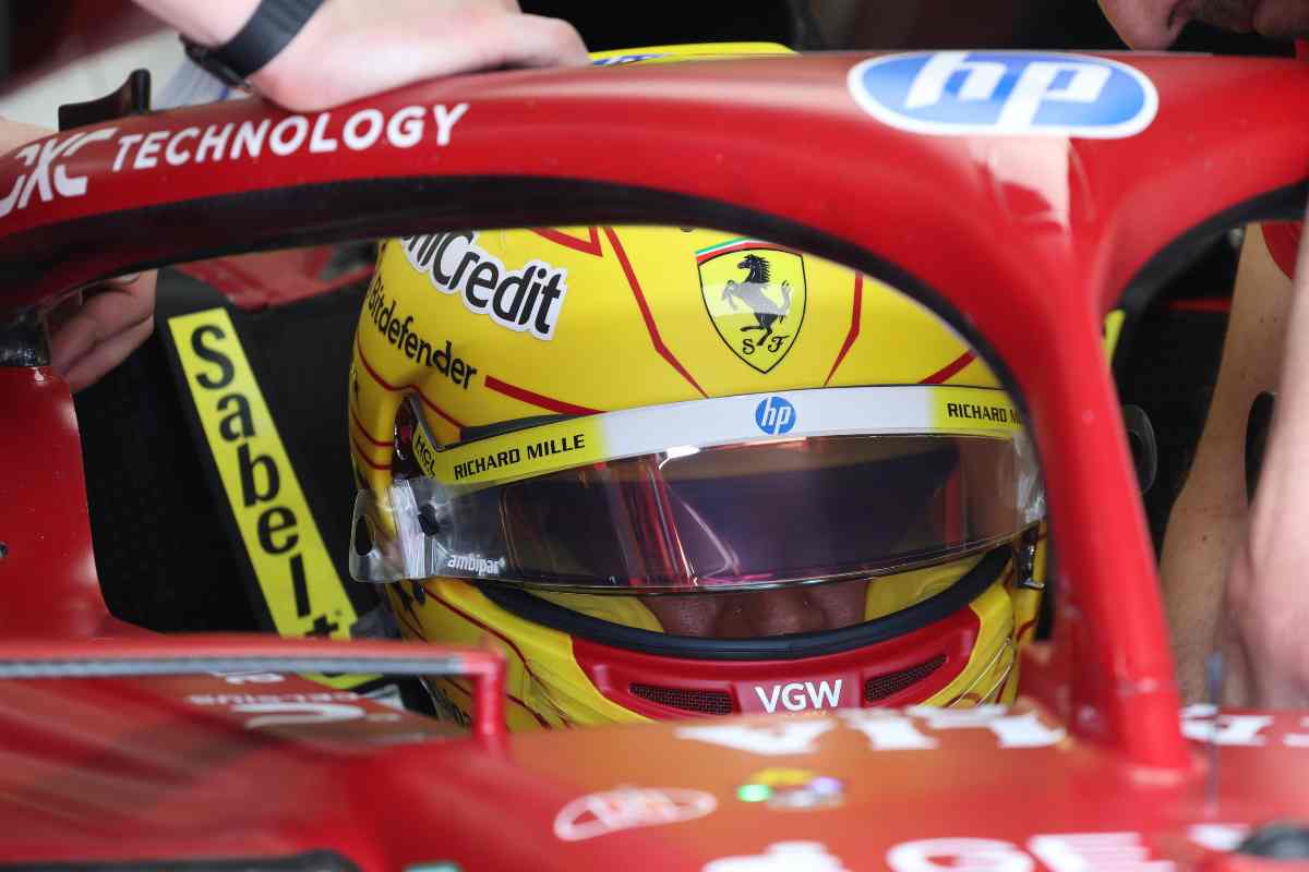 L’ultimo bolide della Ferrari provato da Hamilton