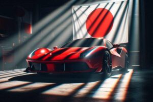 Il Giappone ha la sua Ferrari, trapelano le foto spia: modello da paura, la produce un colosso dei motori