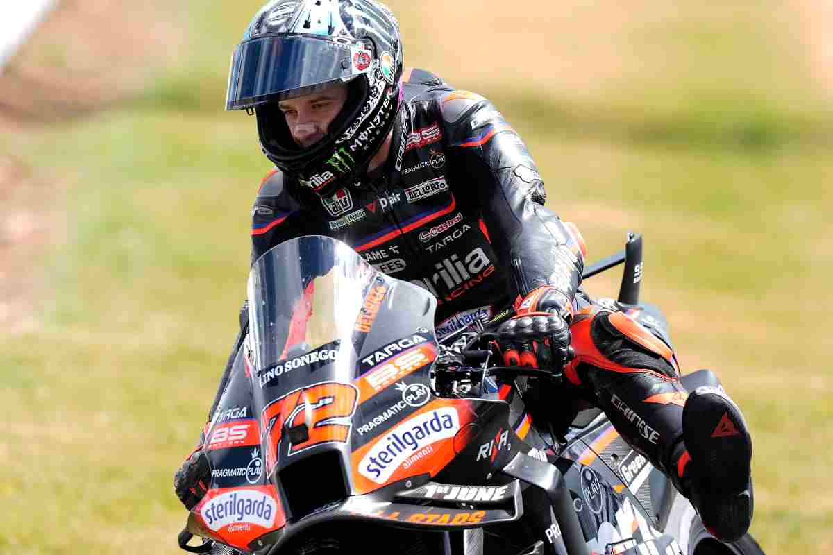Marco Bezzecchi sull'Aprilia RS-GP25